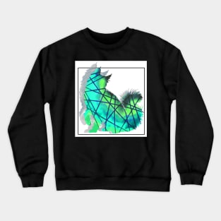 Colorful Cat Crewneck Sweatshirt